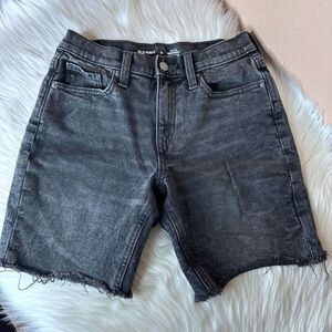 Old Navy High Rise Bermuda Cut Off Denim Shorts Size 14